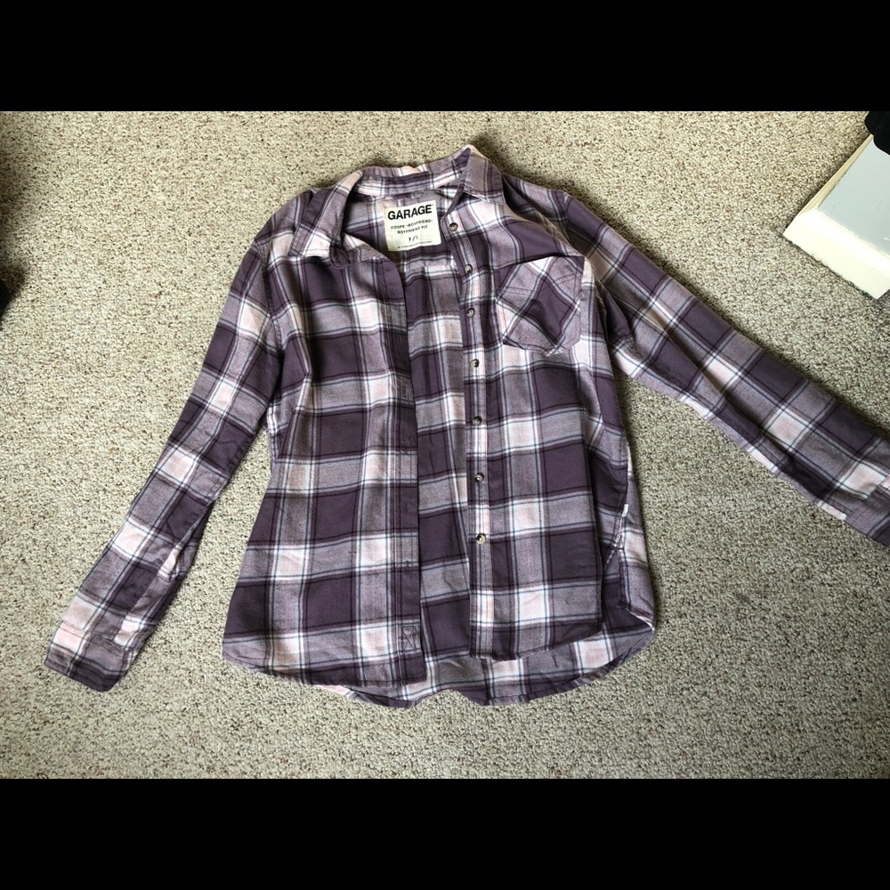 Garage boyfriend fit flannel